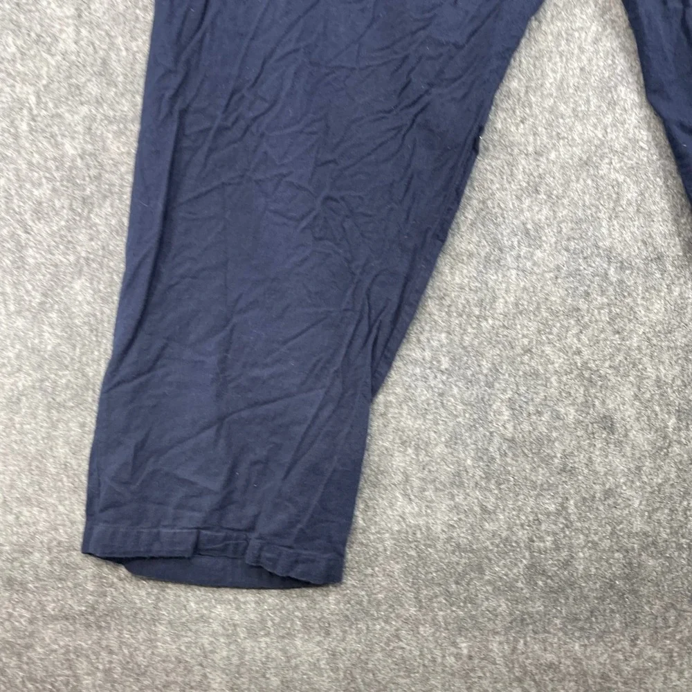 Polo Ralph Lauren Pants Mens XL Blue Knit Pajama Lounge Drawstring Pony Logo